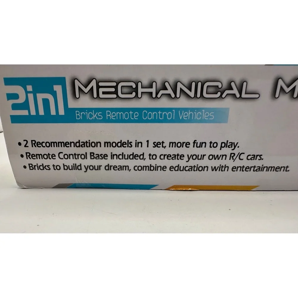 NEW Gamzoo Mechanical Master 2 in 1 Brick Building Remote Control Vehicle 6+